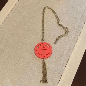 Elegant Red Pendant Necklace